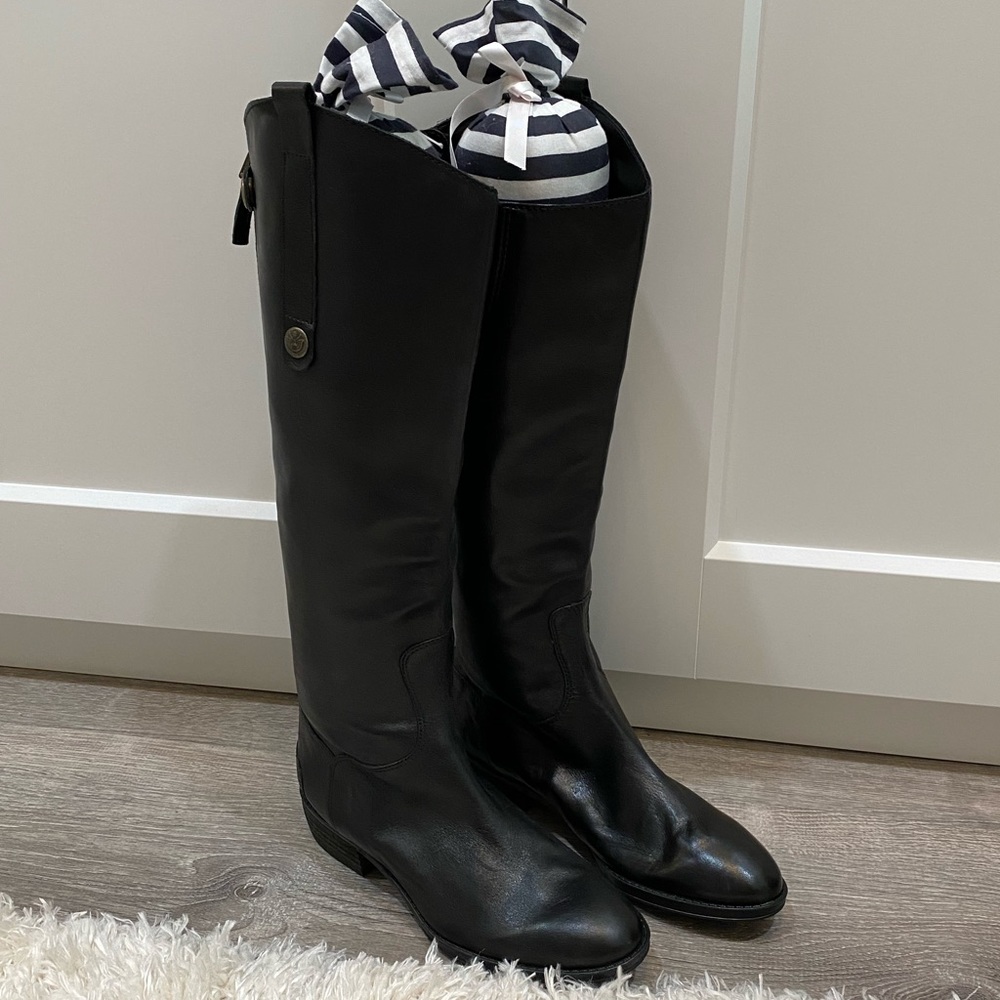 Black Penny knee high boots